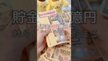 【貯金】結局これが1番増えます。