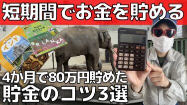 【貯金のコツ】短期間でお金を貯める方法【資産2000万円の蓄財】副業・節約・計画術・社会保険料対策