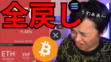 仮想通貨全戻しの暴落、ビットコイン準備金は実現ムリ？