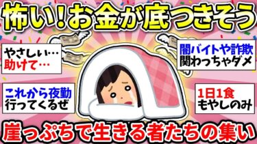 【なくなるお金】貯金がもうありません…お金が尽きそうな人！作戦会議しましょう！【ガルちゃん雑談】