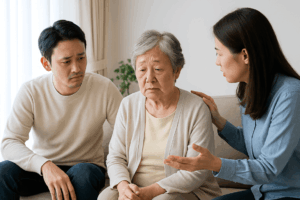 意思疎通が難しくなった高齢の親と困る家族